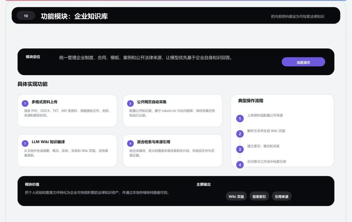 功能模块：企业知识库